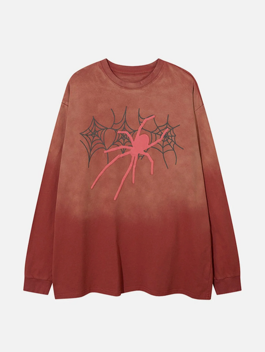 Sweat-shirts dégradés en mousse d'araignée